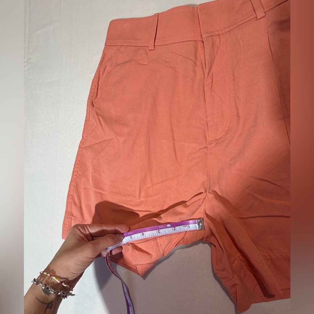 Everlane The Draper Short Buttersmooth Tawny Pink Sz 8 Professional Preppy - Picture 7 of 8
